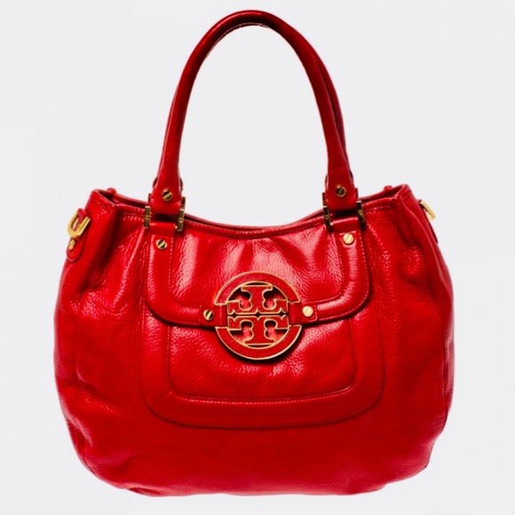 Tory Burch Cherry Red Shoulder Bag - Picture 3 of 16